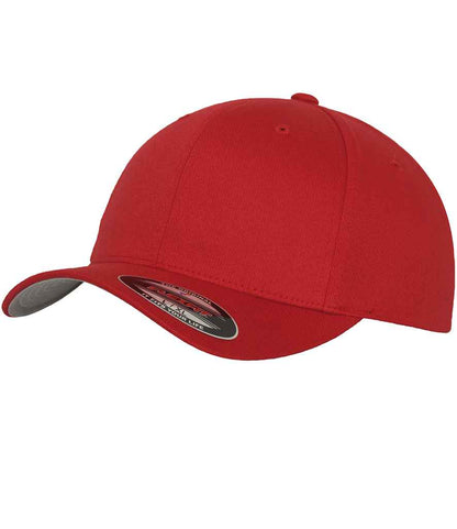 Flexfit Wooly Combed Cap - Red (F6277)