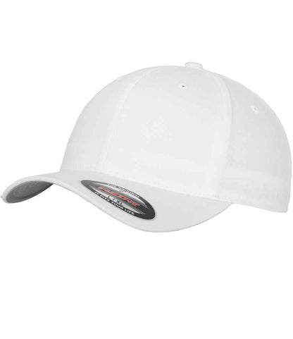 Flexfit Wooly Combed Cap - White (F6277)