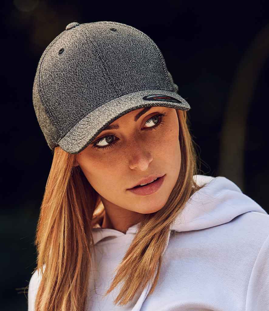 Flexfit Melange Cap - Dark Heather Grey (F6355)