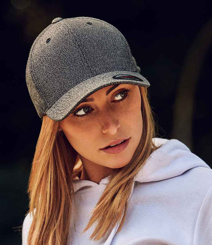 Flexfit Melange Cap - Dark Heather Grey (F6355)