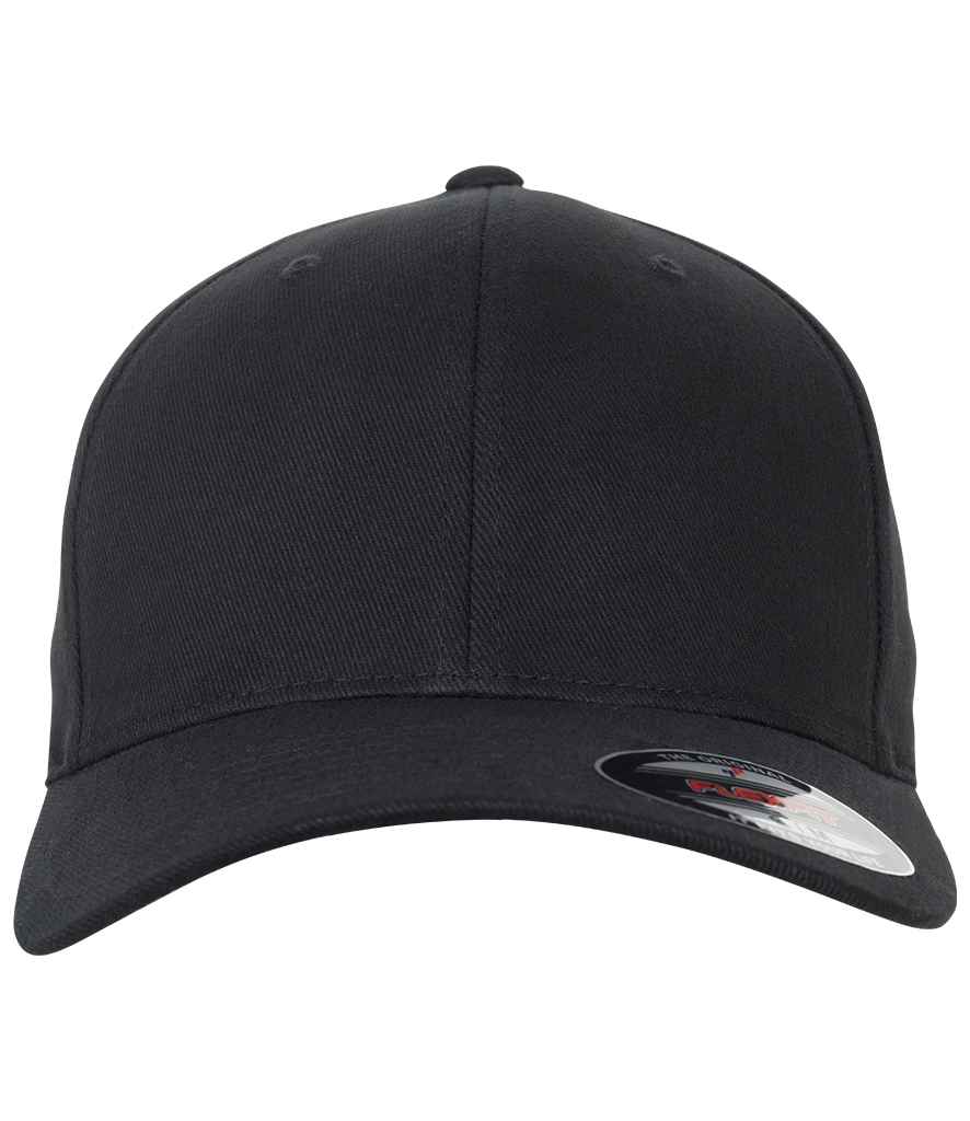 Flexfit Brushed Twill Cap - Black (F6377)