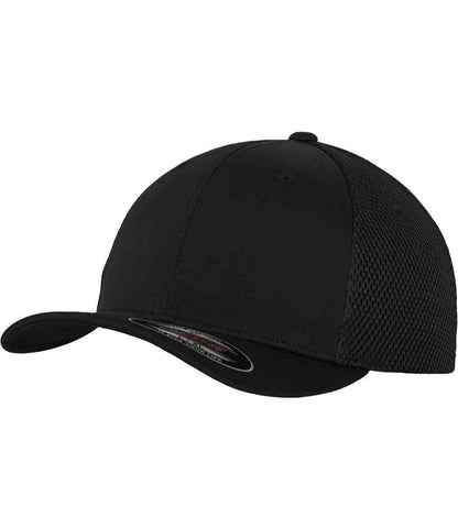 Flexfit Tactel Mesh Cap - Black (F6533)