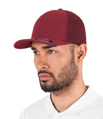 Flexfit Tactel Mesh Cap - Red (F6533)