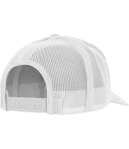Flexfit Retro Coloured Front Trucker Cap - Silver/White (F6606CF)