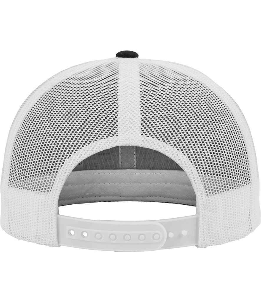 Flexfit Retro Trucker Two Tone Cap - Black/White (F6606T)