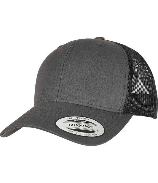 Flexfit Retro Trucker Two Tone Cap - Charcoal/Black (F6606T)