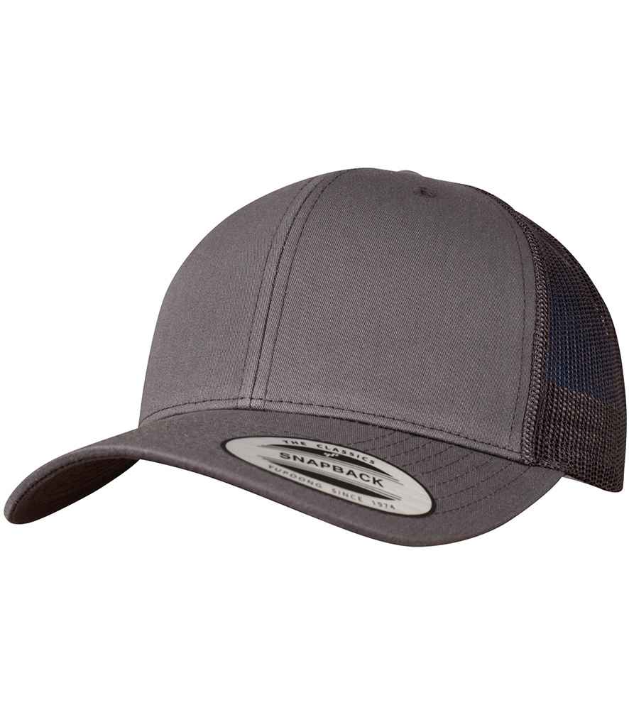 Flexfit Retro Trucker Cap - Dark Grey (F6606)