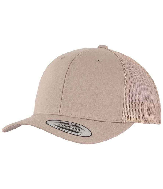Flexfit Retro Trucker Cap - Khaki (F6606)