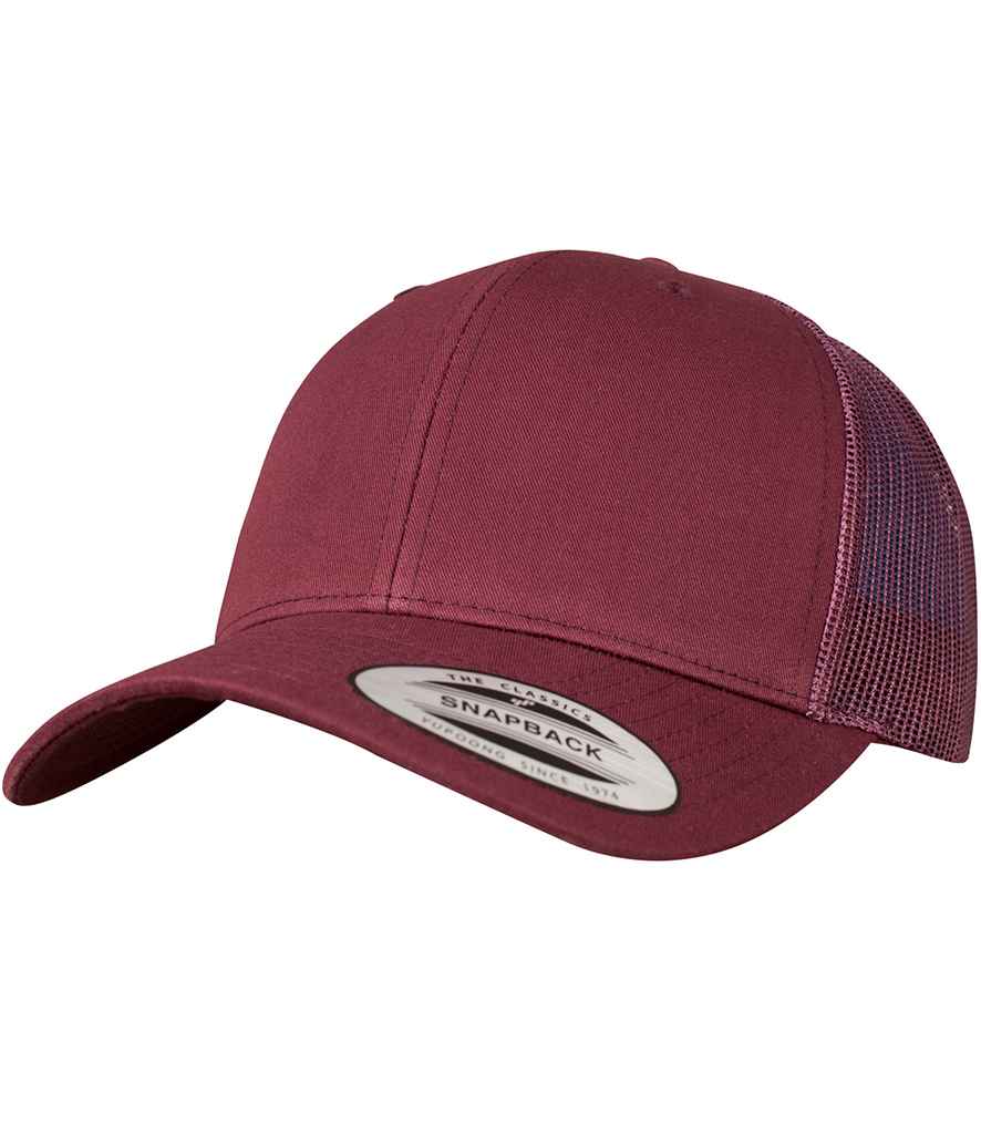 Flexfit Retro Trucker Cap - Maroon (F6606)