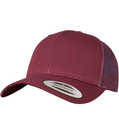 Flexfit Retro Trucker Cap - Maroon (F6606)