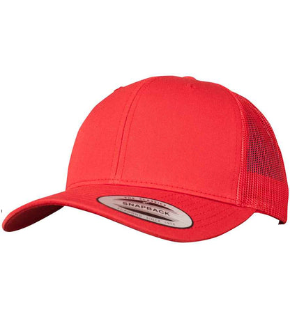 Flexfit Retro Trucker Cap - Red (F6606)