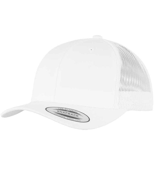 Flexfit Retro Trucker Cap - White (F6606)