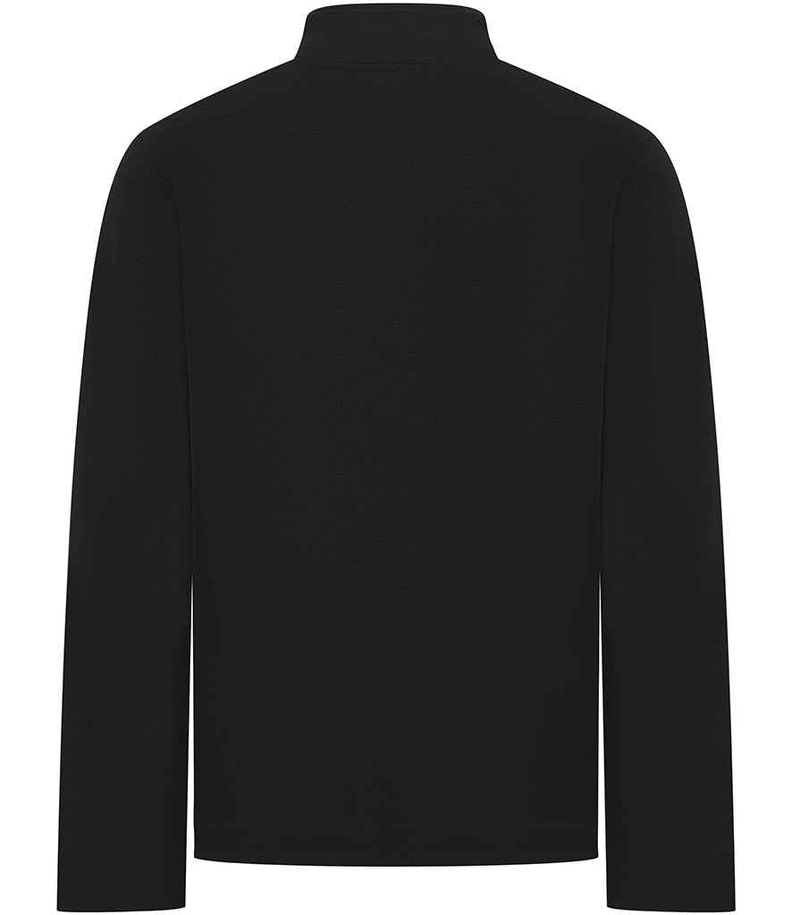 Front Row Premium Piqué 1/4 Zip Top - Black (FR045)