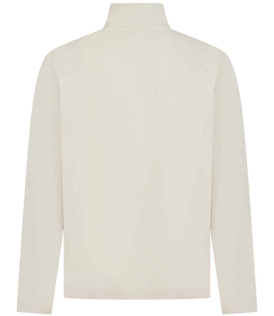 Front Row Premium Piqué 1/4 Zip Top - Natural (FR045)