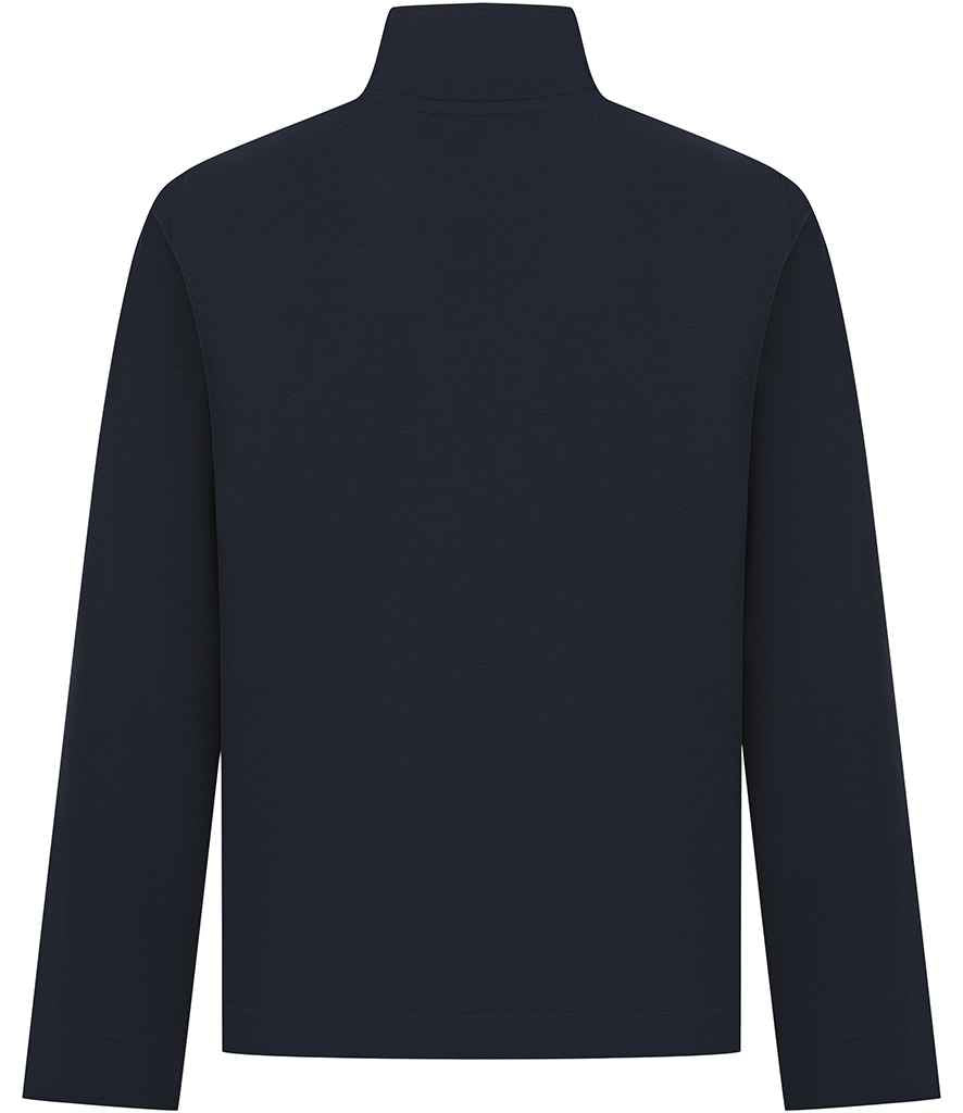 Front Row Premium Piqué 1/4 Zip Top - Navy (FR045)