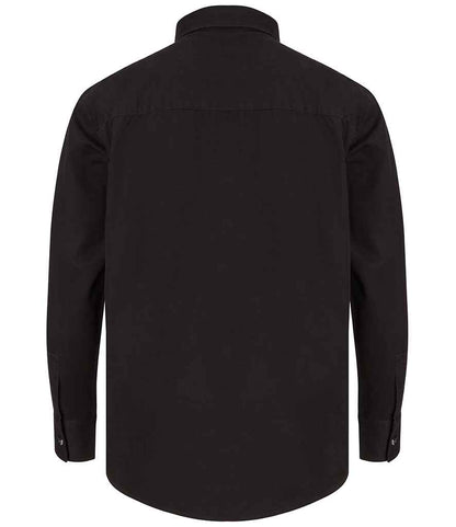 Front Row Drill Overshirt - Black (FR054)