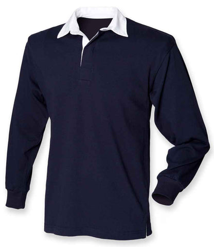 Front Row Original Rugby Shirt - Navy (FR1)