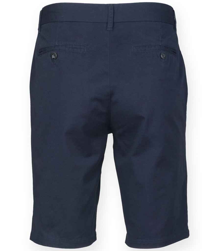 Front Row Stretch Chino Shorts - Navy (FR605)