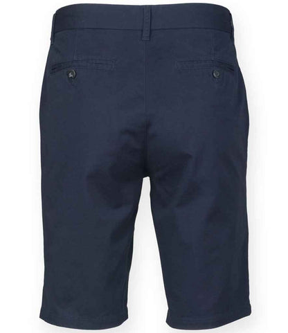 Front Row Stretch Chino Shorts - Navy (FR605)