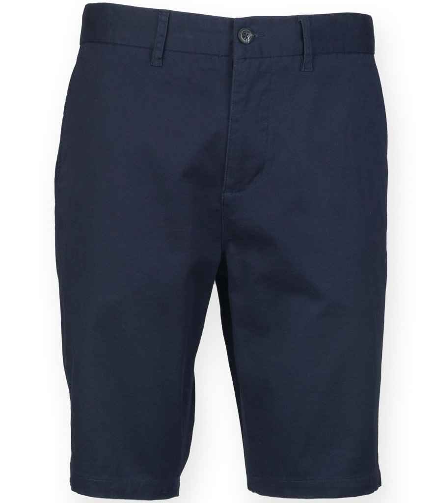 Front Row Stretch Chino Shorts - Navy (FR605)