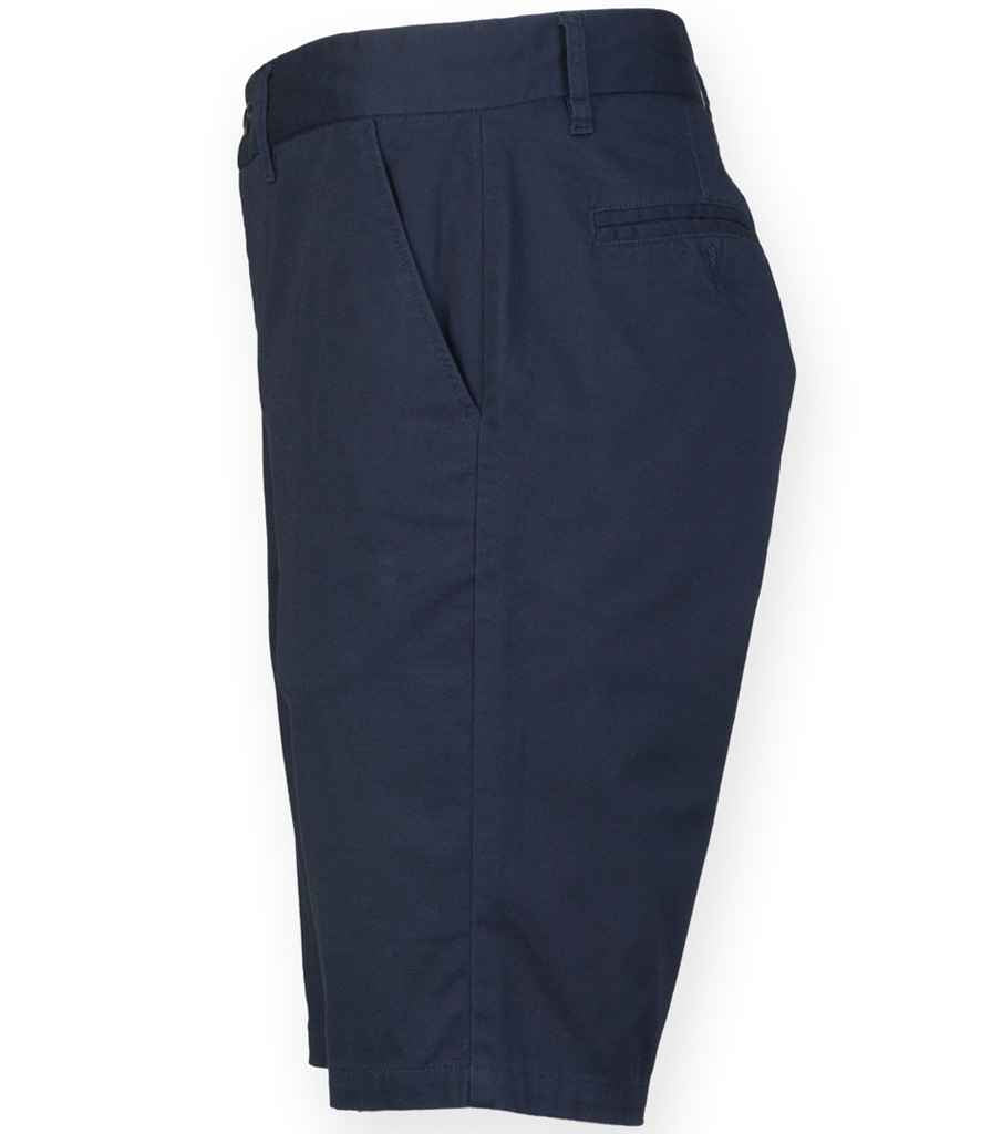 Front Row Stretch Chino Shorts - Navy (FR605)