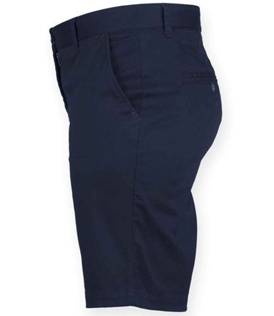 Front Row Ladies Stretch Chino Shorts - Navy (FR606)