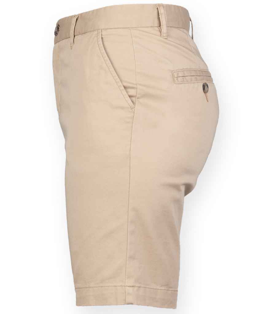 Front Row Ladies Stretch Chino Shorts - Stone (FR606)