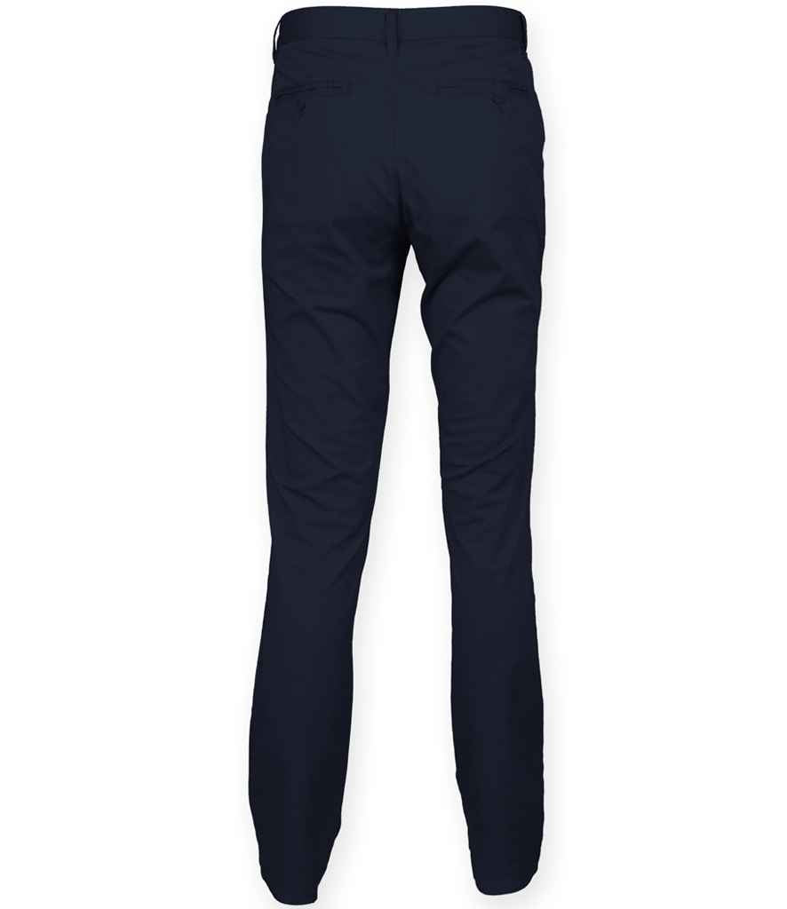 Front Row Stretch Chino Trousers - Navy (FR621)