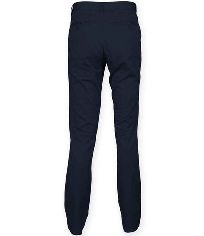 Front Row Stretch Chino Trousers - Navy (FR621)