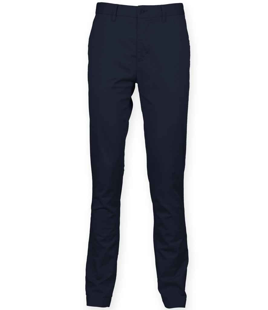 Front Row Stretch Chino Trousers - Navy (FR621)