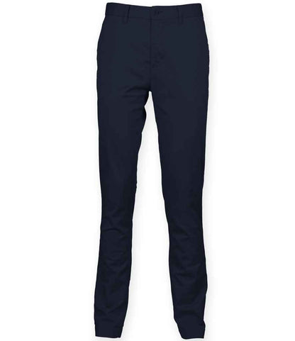 Front Row Stretch Chino Trousers - Navy (FR621)