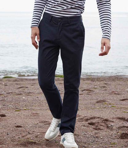 Front Row Stretch Chino Trousers - Navy (FR621)