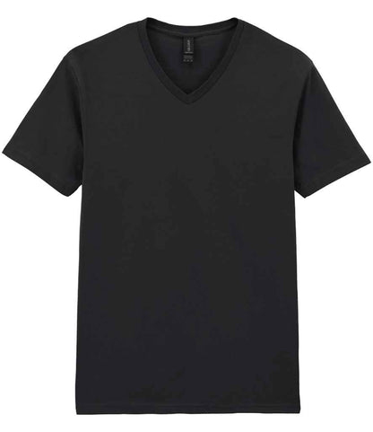 Gildan SoftStyle® V Neck T-Shirt - Black (GD10)