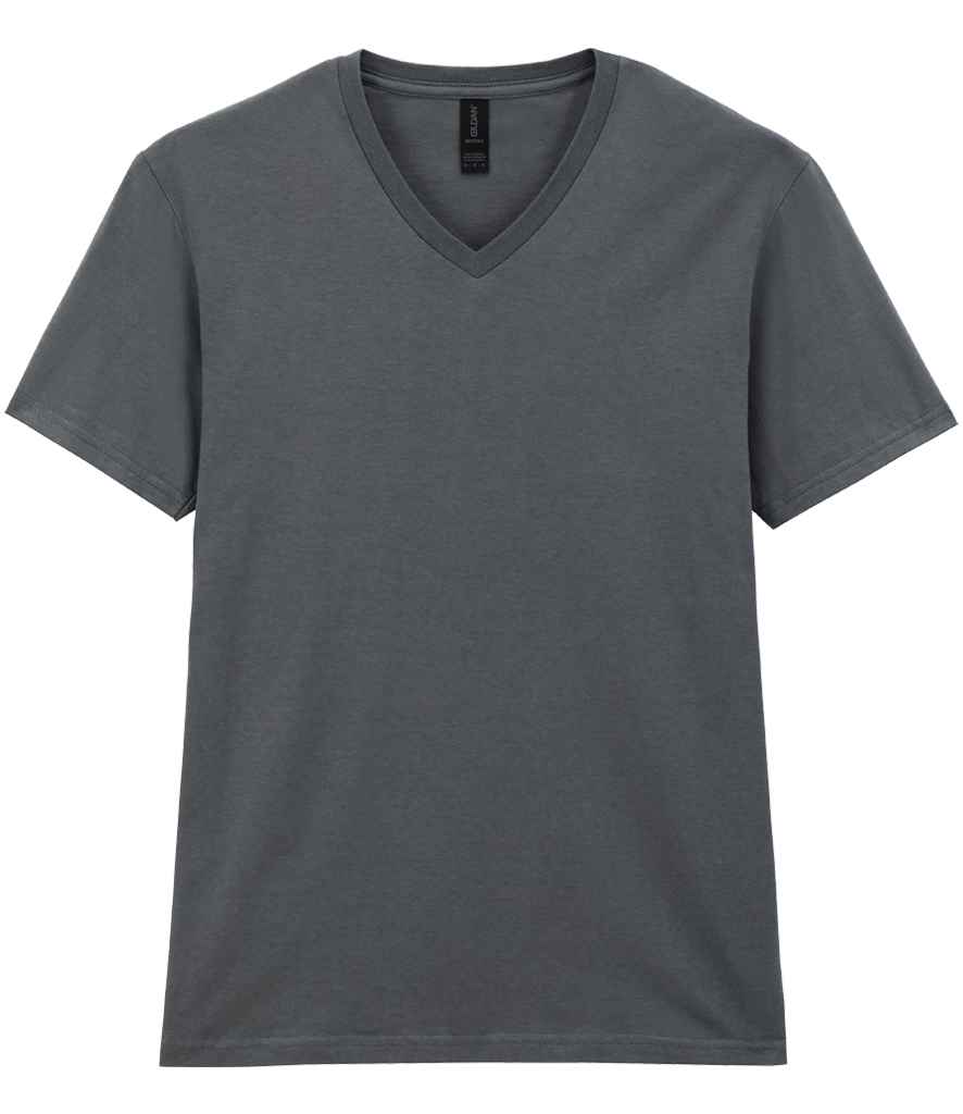 Gildan SoftStyle® V Neck T-Shirt - Charcoal (GD10)