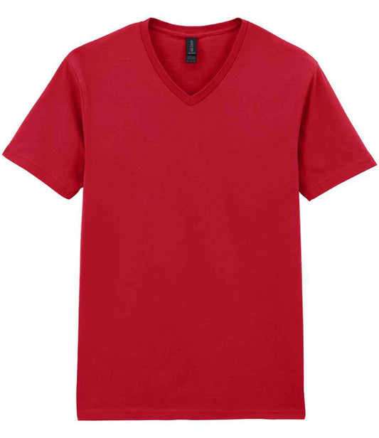 Gildan SoftStyle® V Neck T-Shirt - Cherry Red (GD10)
