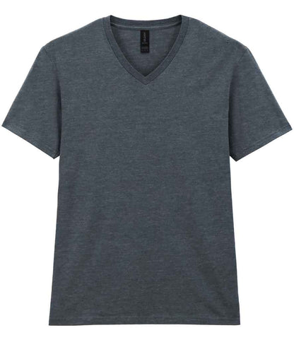 Gildan SoftStyle® V Neck T-Shirt - Dark Heather (GD10)
