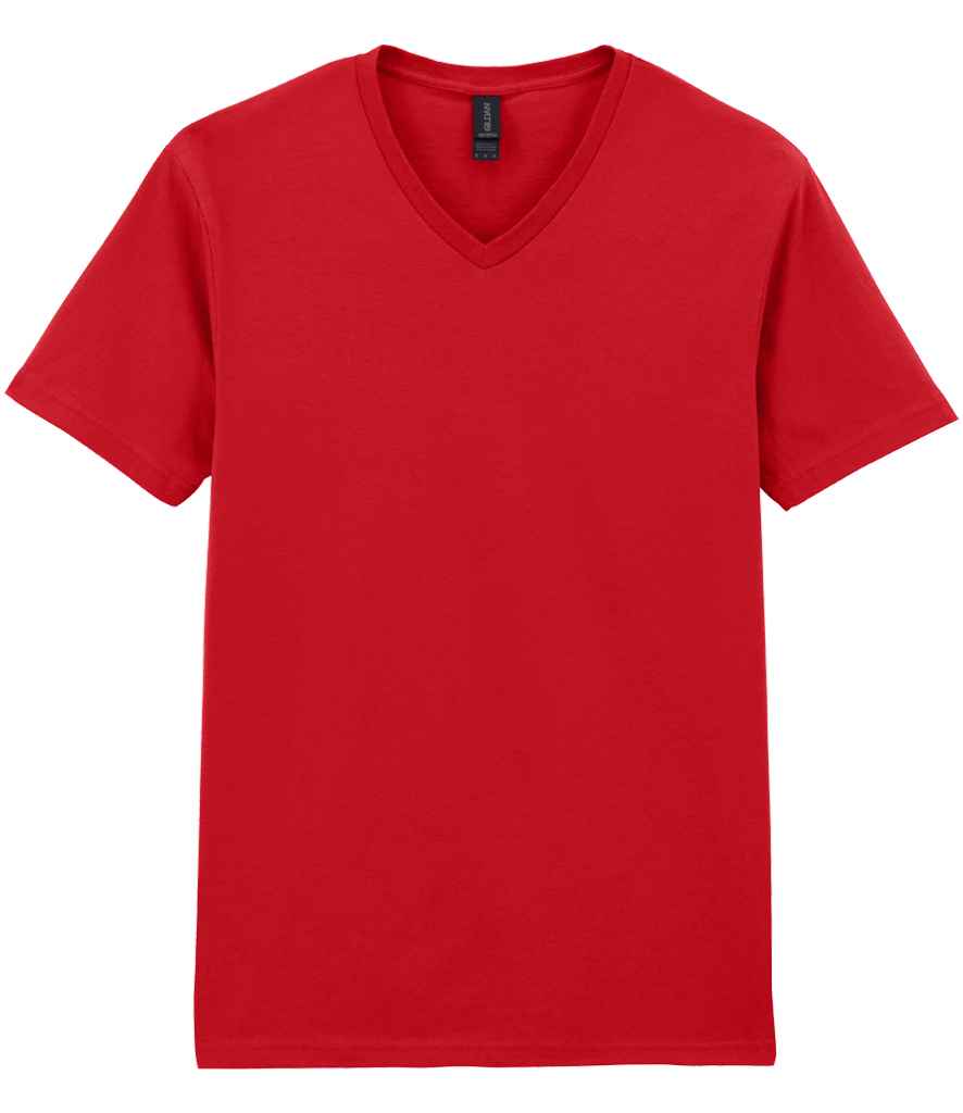 Gildan SoftStyle® V Neck T-Shirt - Red (GD10)