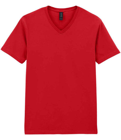 Gildan SoftStyle® V Neck T-Shirt - Red (GD10)