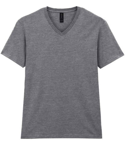 Gildan SoftStyle® V Neck T-Shirt - Sport Grey (GD10)