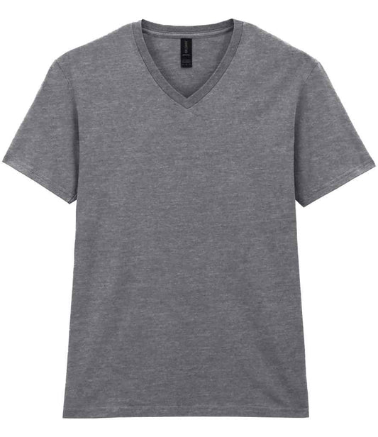 Gildan SoftStyle® V Neck T-Shirt - Sport Grey (GD10)