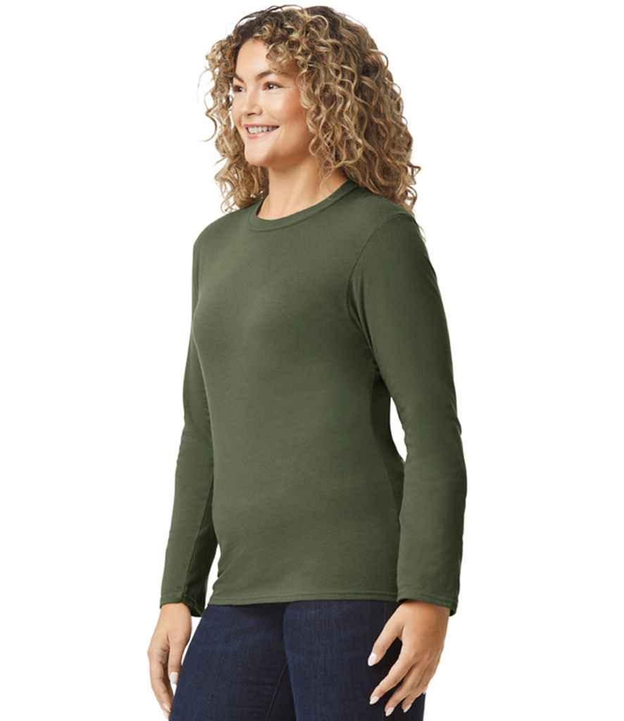 Gildan SoftStyle® Long Sleeve T-Shirt - Military Green (GD11)