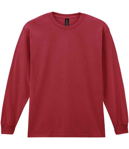 Gildan Ultra Cotton™ Long Sleeve T-Shirt - Cardinal Red (GD14)