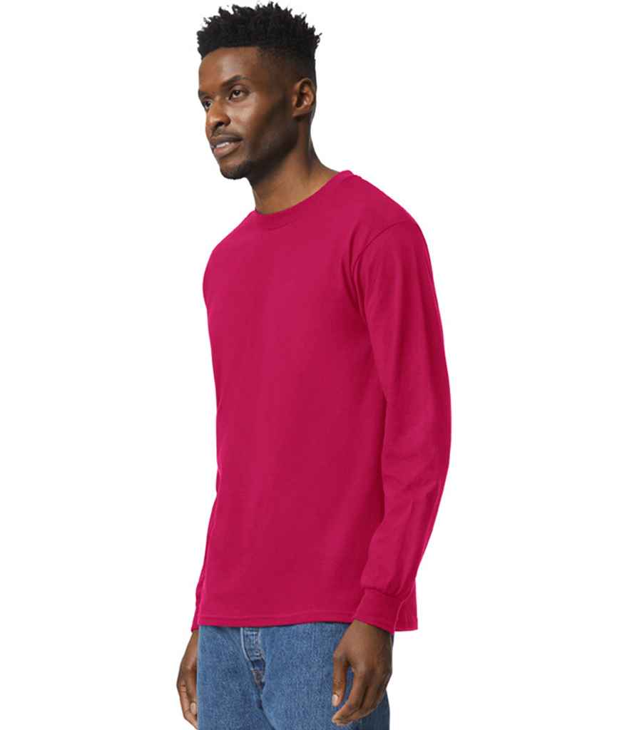 Gildan Ultra Cotton™ Long Sleeve T-Shirt - Cardinal Red (GD14)