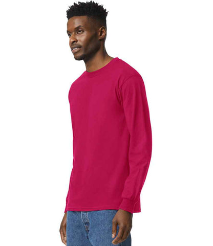 Gildan Ultra Cotton™ Long Sleeve T-Shirt - Cardinal Red (GD14)