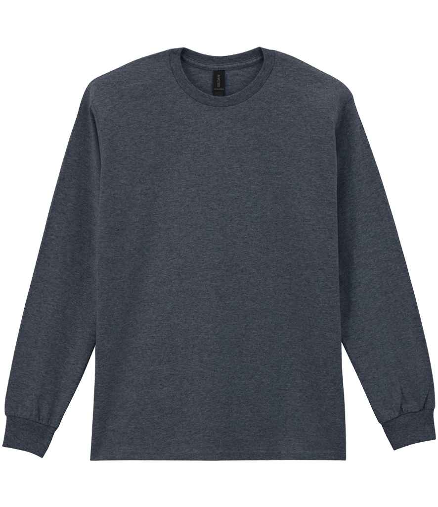 Gildan Ultra Cotton™ Long Sleeve T-Shirt - Dark Heather (GD14)