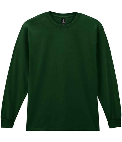 Gildan Ultra Cotton™ Long Sleeve T-Shirt - Forest Green (GD14)