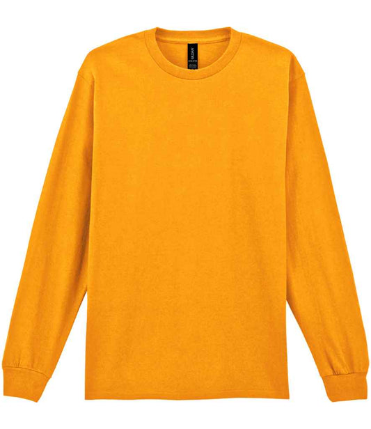 Gildan Ultra Cotton™ Long Sleeve T-Shirt - Gold (GD14)