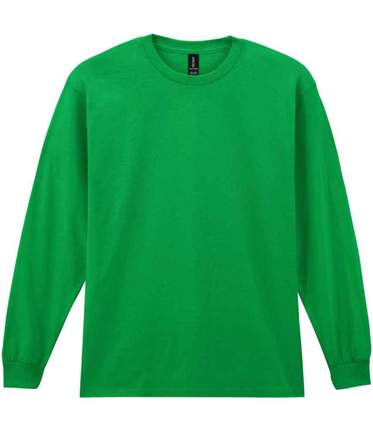 Gildan Ultra Cotton™ Long Sleeve T-Shirt - Irish Green (GD14)