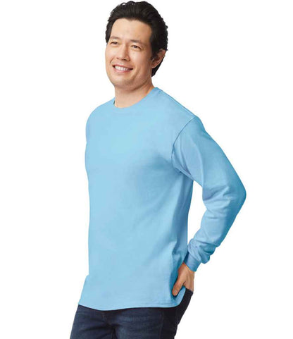 Gildan Ultra Cotton™ Long Sleeve T-Shirt - Light Blue (GD14)
