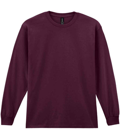 Gildan Ultra Cotton™ Long Sleeve T-Shirt - Maroon (GD14)